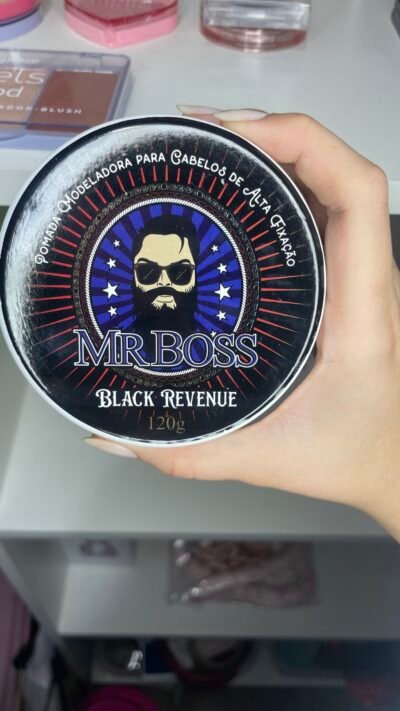 Pomada modeladora pigmentante black