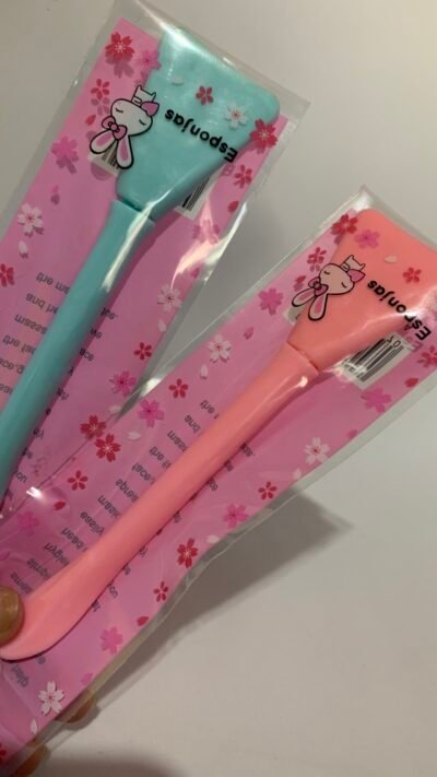 Espátula para skincare rosa