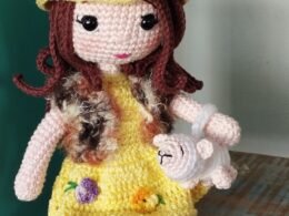 Boneca Linda amigurumi