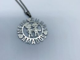 Colar personalizado menino amados inox