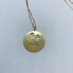 Colar personalizado mae banhado no ouro