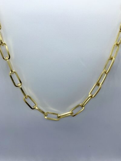 Chokers elo grande banhado a ouro