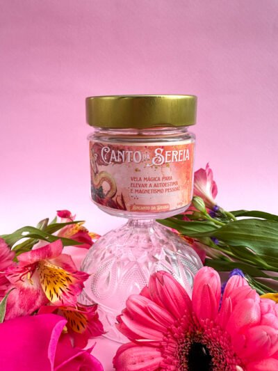 Vela aromática Canto da Sereia 140g - maracujá e pêssego - Imagem 3