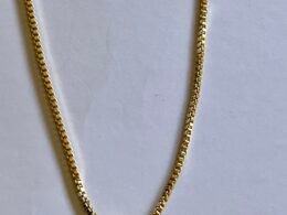 Colar ponto luz banhado a ouro