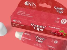 Hidratante labial efeito gloss candy lips framboesa