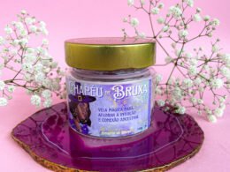 Vela aromática Chapéu de Bruxa 140g - maçã e canela