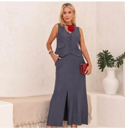 Conjunto Saia com Colete