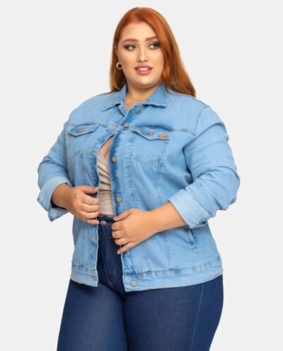 Jaqueta Jeans Plus
