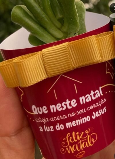 Lembrancinha personalizada com suculentas - Imagem 18