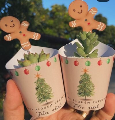 Lembrancinha personalizada com suculentas - Imagem 17