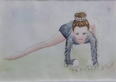 Quadrinho Personalizado em Aquarela com Moldura Grátis em Foam Board - Imagem 5