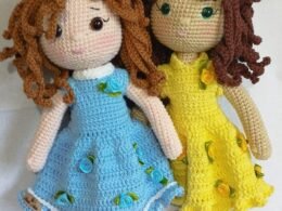 Boneca Lola amigurumi