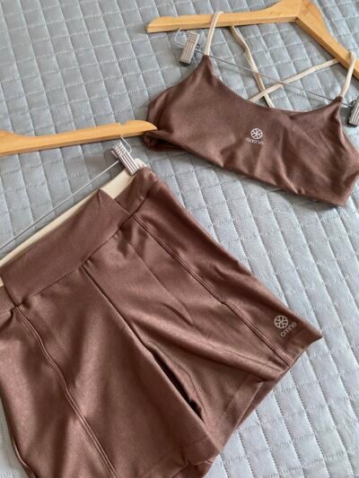 Conjunto Cross de short Café - Imagem 5