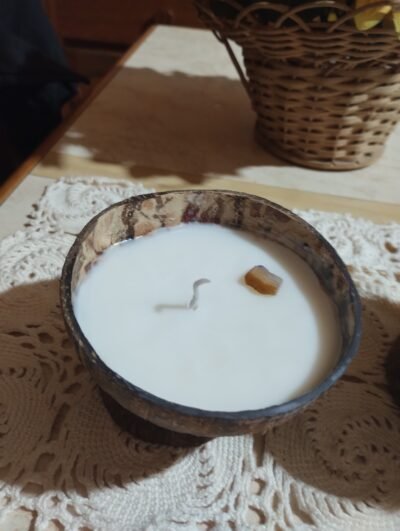 Velas de cera de côco cremosa na cumbuca - Imagem 3