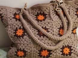 Bolsa de Square em crochê