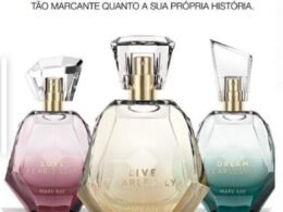 LOVE FEARLESSLY - Uma fragrância Floral Gourmand com notas intensas e calorosas inspirada na celebração pelo amor à vida. DREAM FEARLESSLY - Uma sofisticada fragrância Chypre Gourmand inspirada na mulher confiante que está sempre em busca dos seus sonhos. LIVE FEARLESSLY - Uma fragrância Floral Amadeirada pensada para mulheres que não tem medo de marcar presença por onde passam.