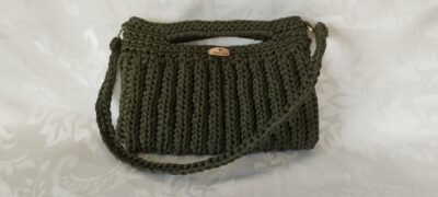 Clutch de crochê de fio náutico