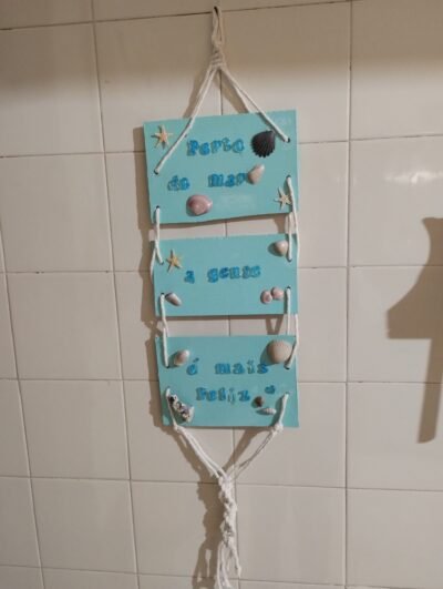 Placa decorativa marítima 🐚🐚